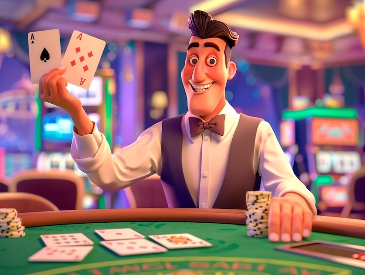 Meja poker pastel di halaman istanabet